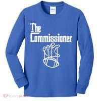 The Commissioner Fantasy Football Commish FFL Kids Long Sleeve Shirt thumb 0