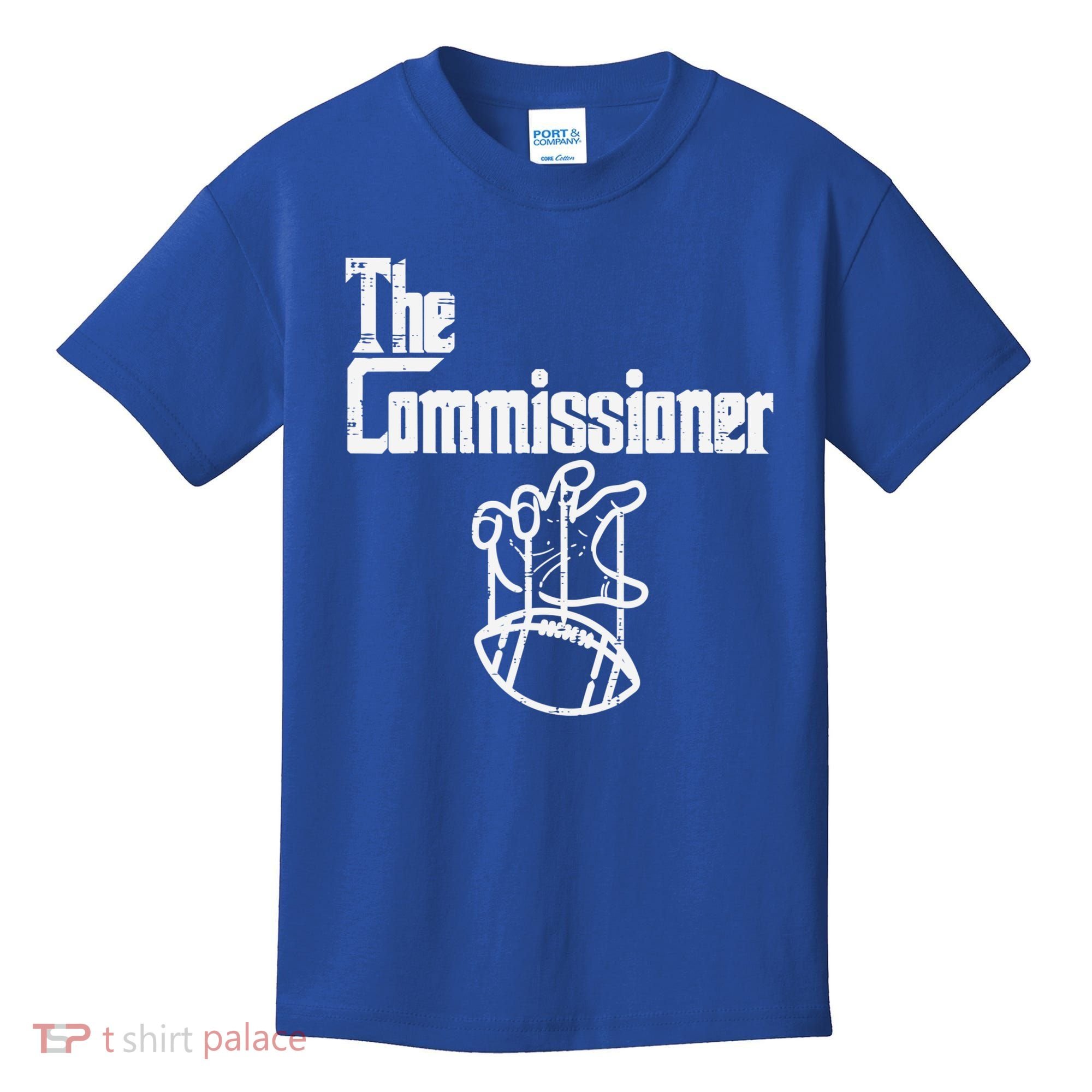 The Commissioner Fantasy Football Commish FFL Kids T-Shirt