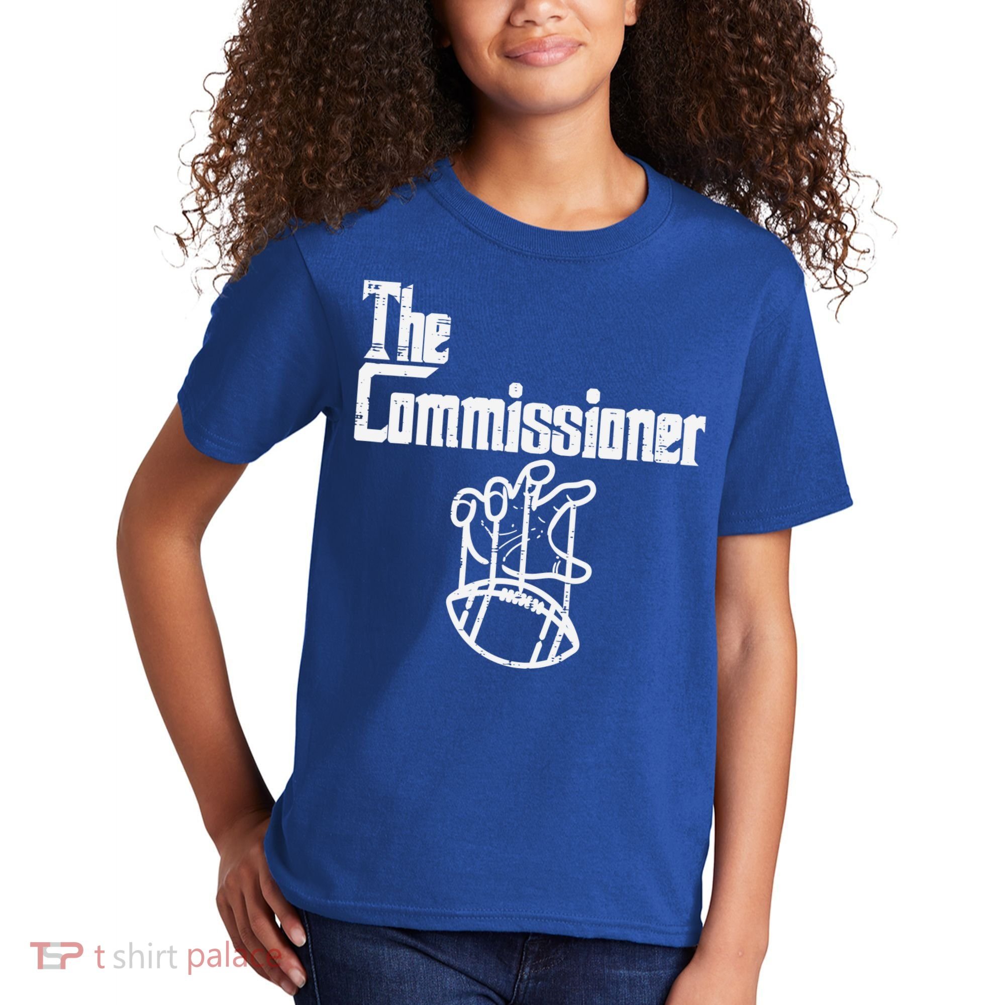 The Commissioner Fantasy Football Commish FFL Kids T-Shirt