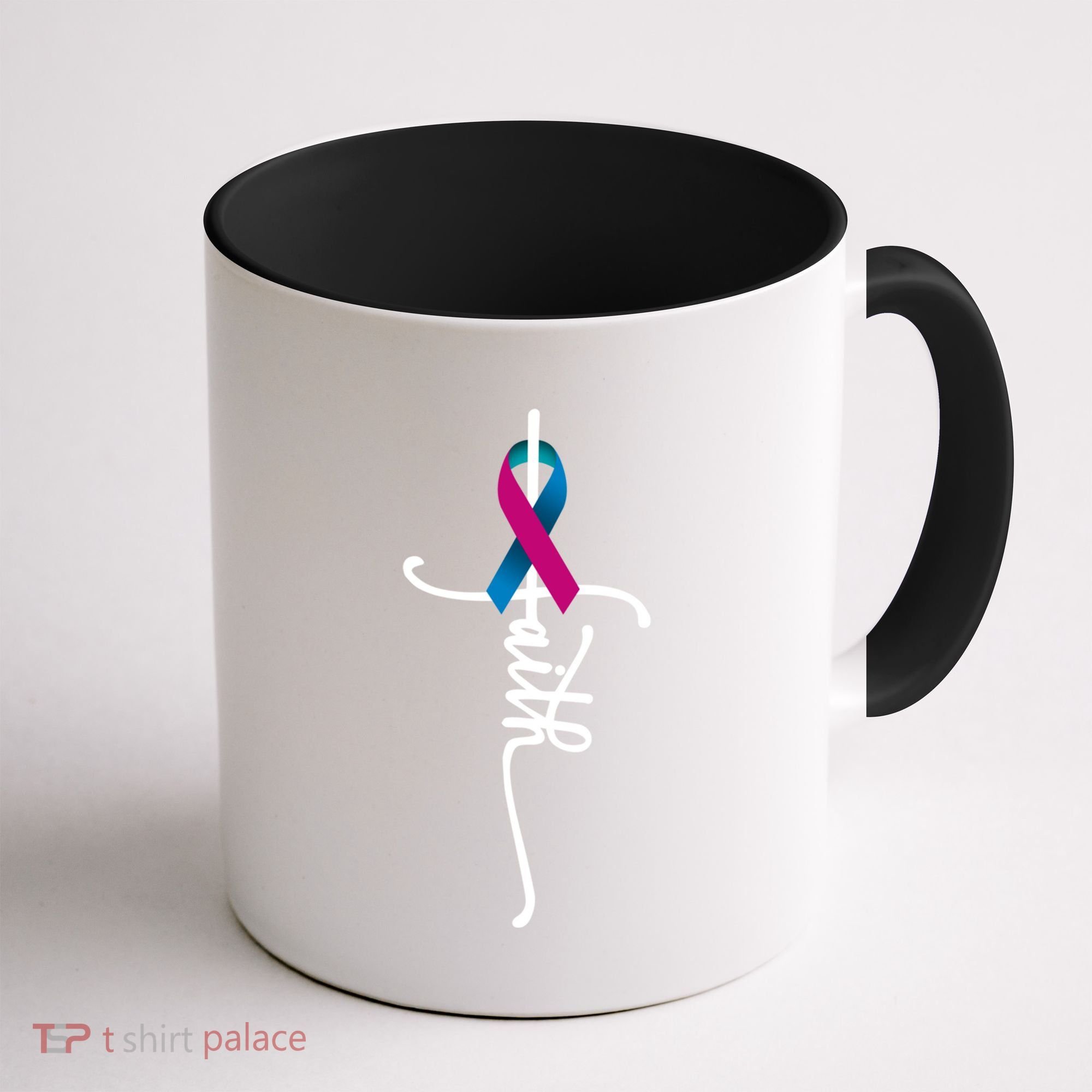 Thyroid Cancer Faith Thyroid Cancer Awareness Support Great Gift Coffee Mug