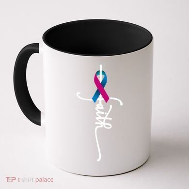Thyroid Cancer Faith Thyroid Cancer Awareness Support Great Gift Coffee Mug
