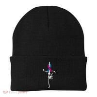 Thyroid Cancer Faith Thyroid Cancer Awareness Support Great Gift Beanie thumb 0