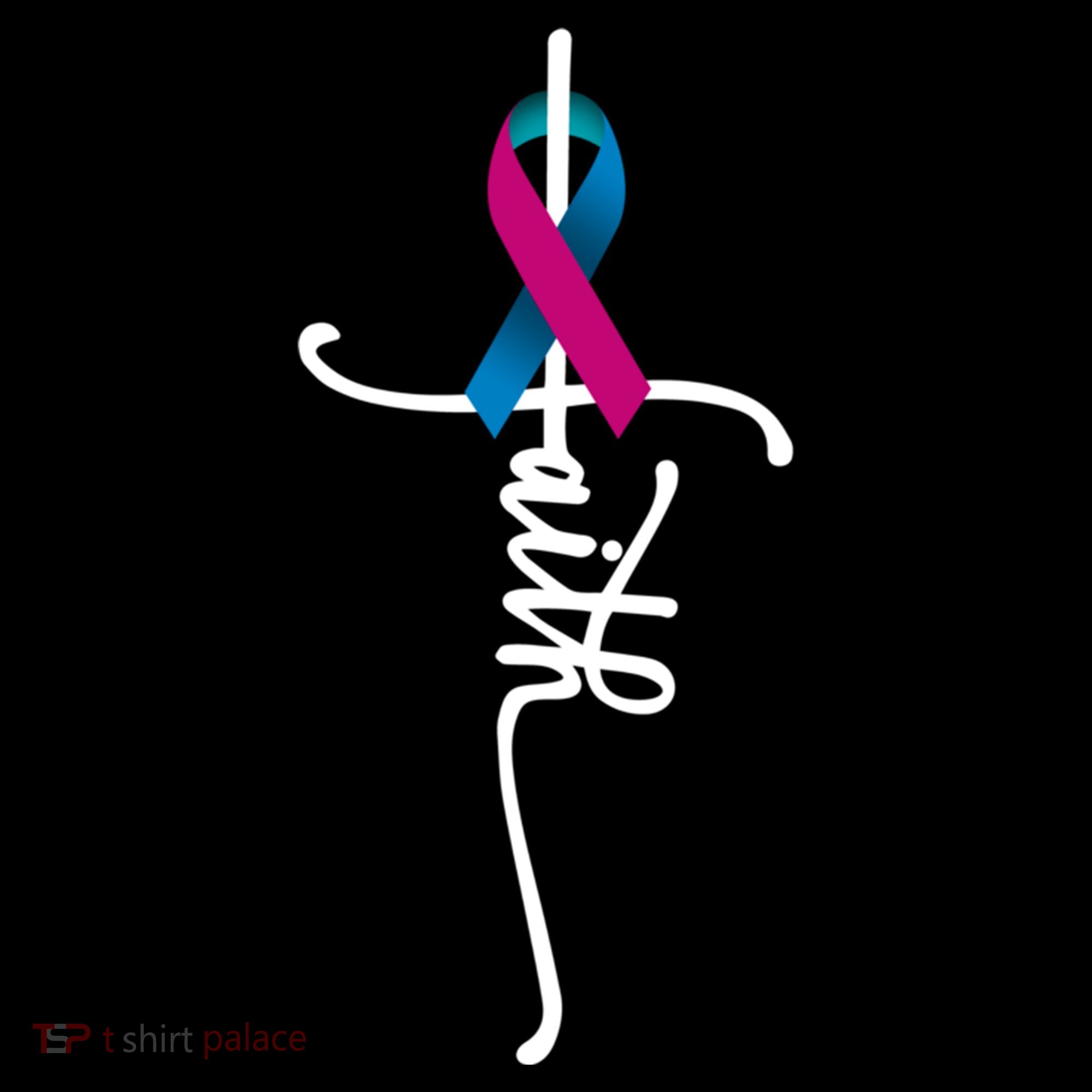 Thyroid Cancer Faith Thyroid Cancer Awareness Support Great Gift Women's Hoodie