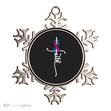 Thyroid Cancer Faith Thyroid Cancer Awareness Support Great Gift Ornament