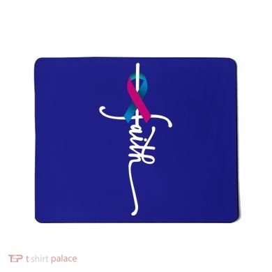 Thyroid Cancer Faith Thyroid Cancer Awareness Support Great Gift Mousepad