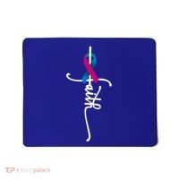 Thyroid Cancer Faith Thyroid Cancer Awareness Support Great Gift Mousepad thumb 0