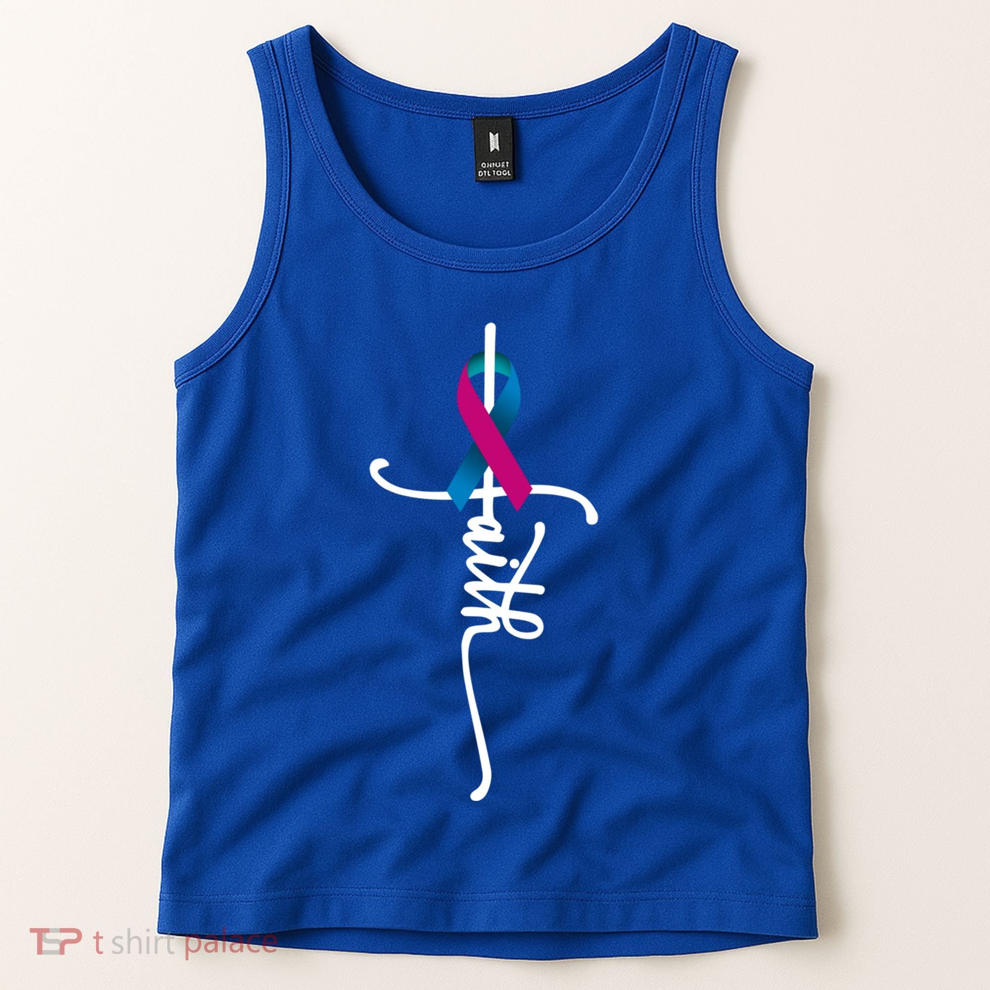 Thyroid Cancer Faith Thyroid Cancer Awareness Support Great Gift Tank Top
