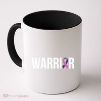 Thyroid Cancer Fight Cancer Ribbon Great Gift Coffee Mug thumb 0