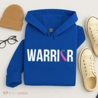 Thyroid Cancer Fight Cancer Ribbon Great Gift Hoodie thumb 4