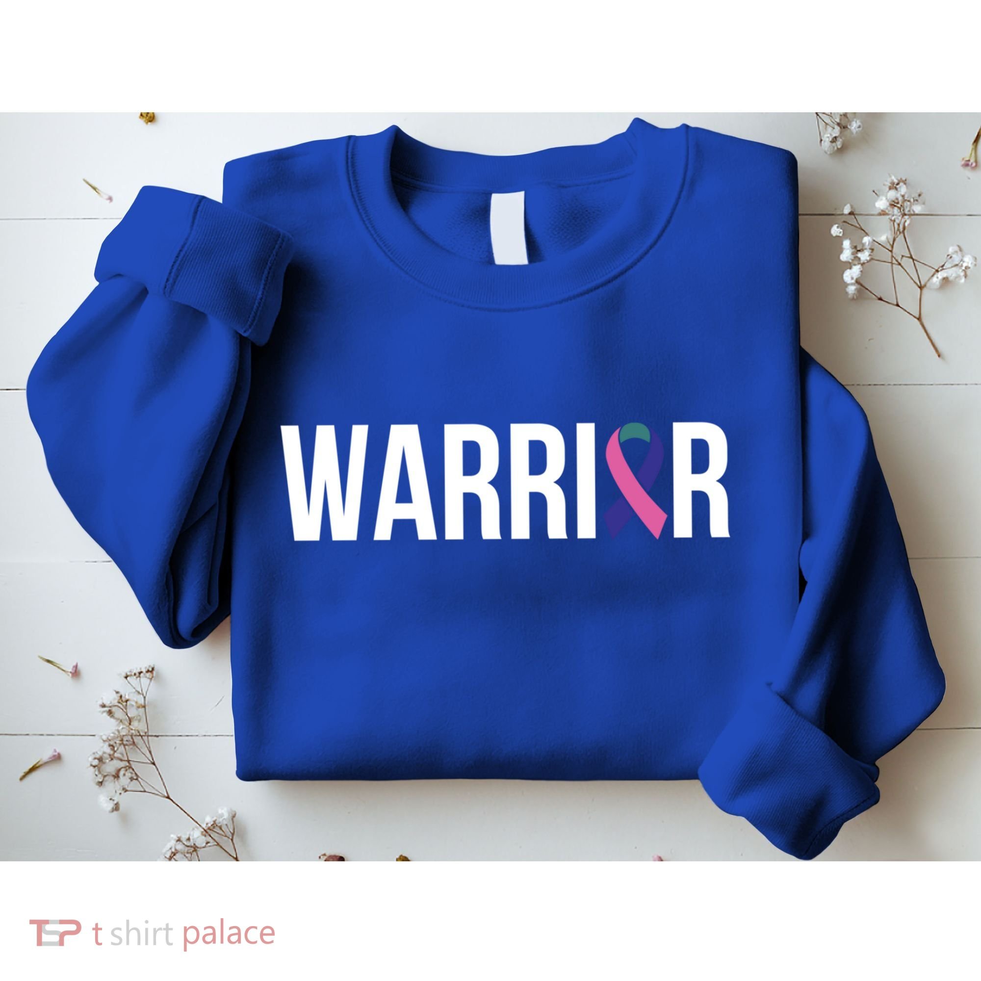 Thyroid Cancer Fight Cancer Ribbon Great Gift Sweatshirt
