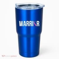 Thyroid Cancer Fight Cancer Ribbon Great Gift Tumbler thumb 0