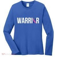 Thyroid Cancer Fight Cancer Ribbon Great Gift Women's Long Sleeve Shirt thumb 0