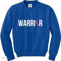 Thyroid Cancer Fight Cancer Ribbon Great Gift Kids Sweatshirt thumb 0