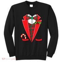 Tuxedo Christmas Fancy Xmas Costume Tux Sweatshirt thumb 0