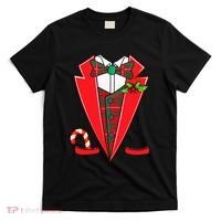Tuxedo Christmas Fancy Xmas Costume Tux T-Shirt thumb 0