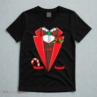 Tuxedo Christmas Fancy Xmas Costume Tux T-Shirt thumb 5