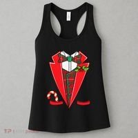 Tuxedo Christmas Fancy Xmas Costume Tux Women's Tank Top thumb 3