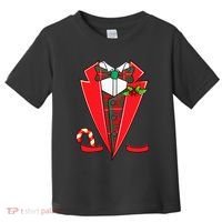 Tuxedo Christmas Fancy Xmas Costume Tux Toddler T-Shirt thumb 0