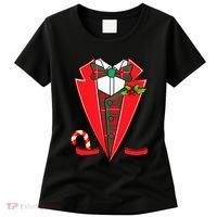 Tuxedo Christmas Fancy Xmas Costume Tux Women's T-Shirt thumb 0