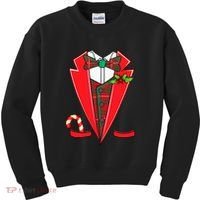 Tuxedo Christmas Fancy Xmas Costume Tux Kids Sweatshirt thumb 0