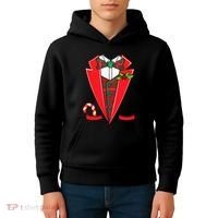 Tuxedo Christmas Fancy Xmas Costume Tux Kids Hoodie thumb 4