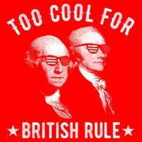 Too Cool For British Rule Funny George Washington Alexander Hamilton 4th Of July Tank Top thumb 6