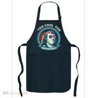 Too Cool For British Rule Ben Franklin 4th Of July Funny Apron thumb 0