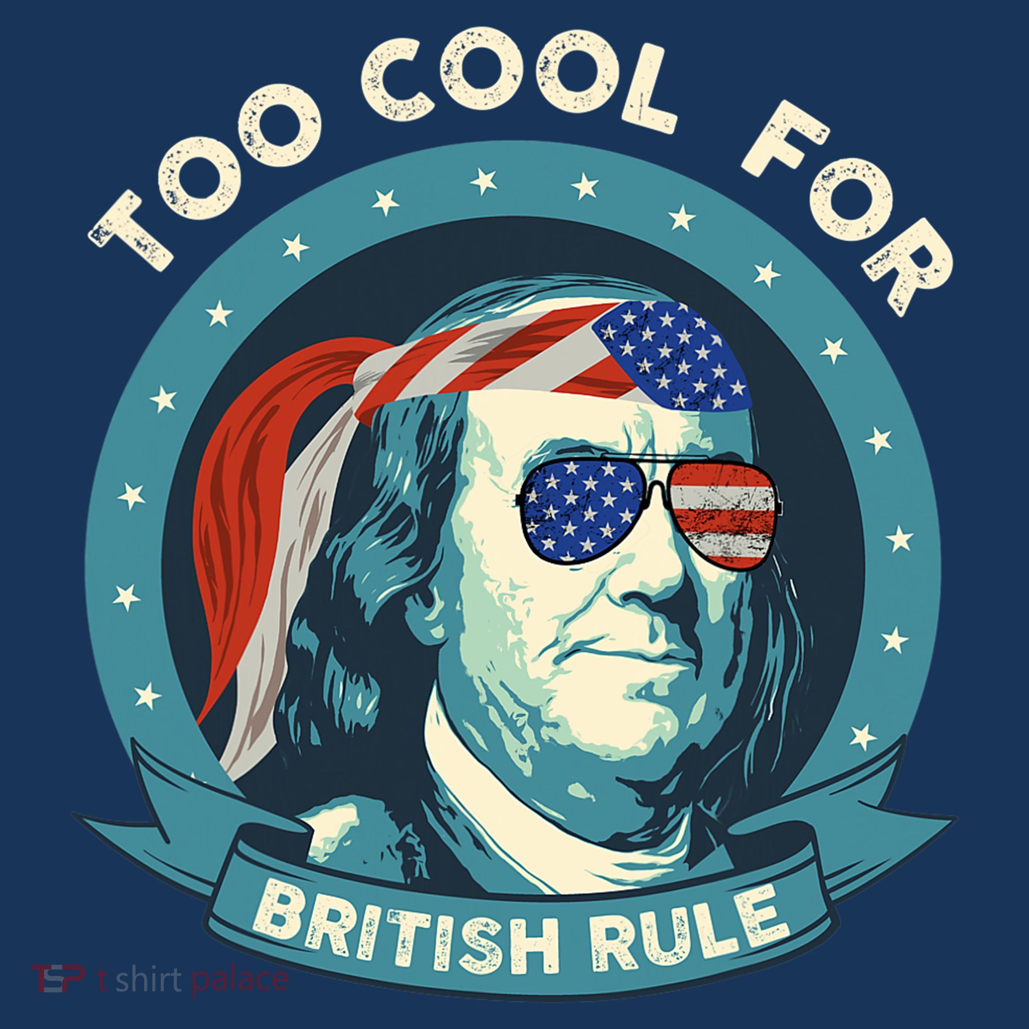 Too Cool For British Rule Ben Franklin 4th Of July Funny Women's Hoodie