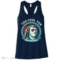 Too Cool For British Rule Ben Franklin 4th Of July Funny Women's Tank Top thumb 0