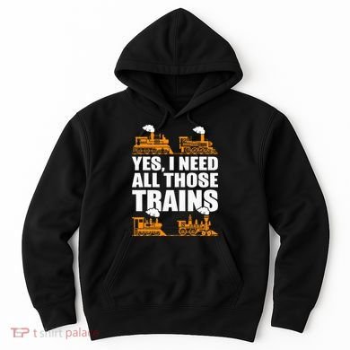 Train Collector Funny Model Train Hoodie