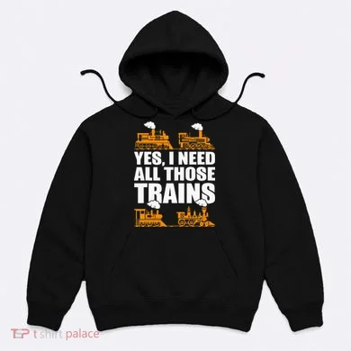 Train Collector Funny Model Train Hoodie