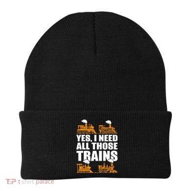Train Collector Funny Model Train Beanie