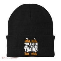 Train Collector Funny Model Train Beanie thumb 0