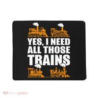 Train Collector Funny Model Train Mousepad thumb 0