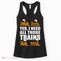 Train Collector Funny Model Train Women's Tank Top thumb 0