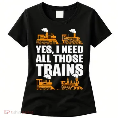 Train Collector Funny Model Train Women's T-Shirt