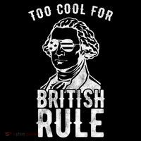 Too Cool For British Rule Usa Funny Women's Hoodie thumb 2