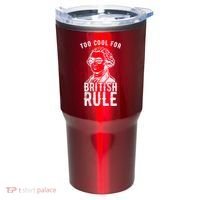 Too Cool For British Rule Usa Funny Tumbler thumb 0