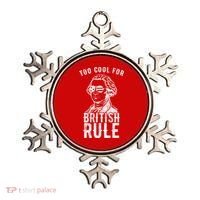 Too Cool For British Rule Usa Funny Ornament thumb 0