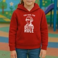 Too Cool For British Rule Usa Funny Kids Hoodie thumb 3