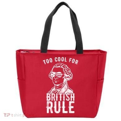 Too Cool For British Rule Usa Funny Tote Bag