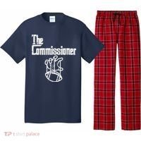 The Commissioner Fantasy Football Commish FFL Pajama Set thumb 0