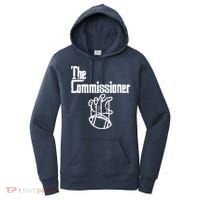 The Commissioner Fantasy Football Commish FFL Women's Hoodie thumb 0