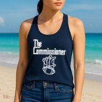The Commissioner Fantasy Football Commish FFL Women's Tank Top thumb 2