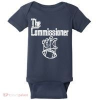 The Commissioner Fantasy Football Commish FFL Baby Bodysuit thumb 0