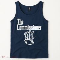 The Commissioner Fantasy Football Commish FFL Tank Top thumb 2