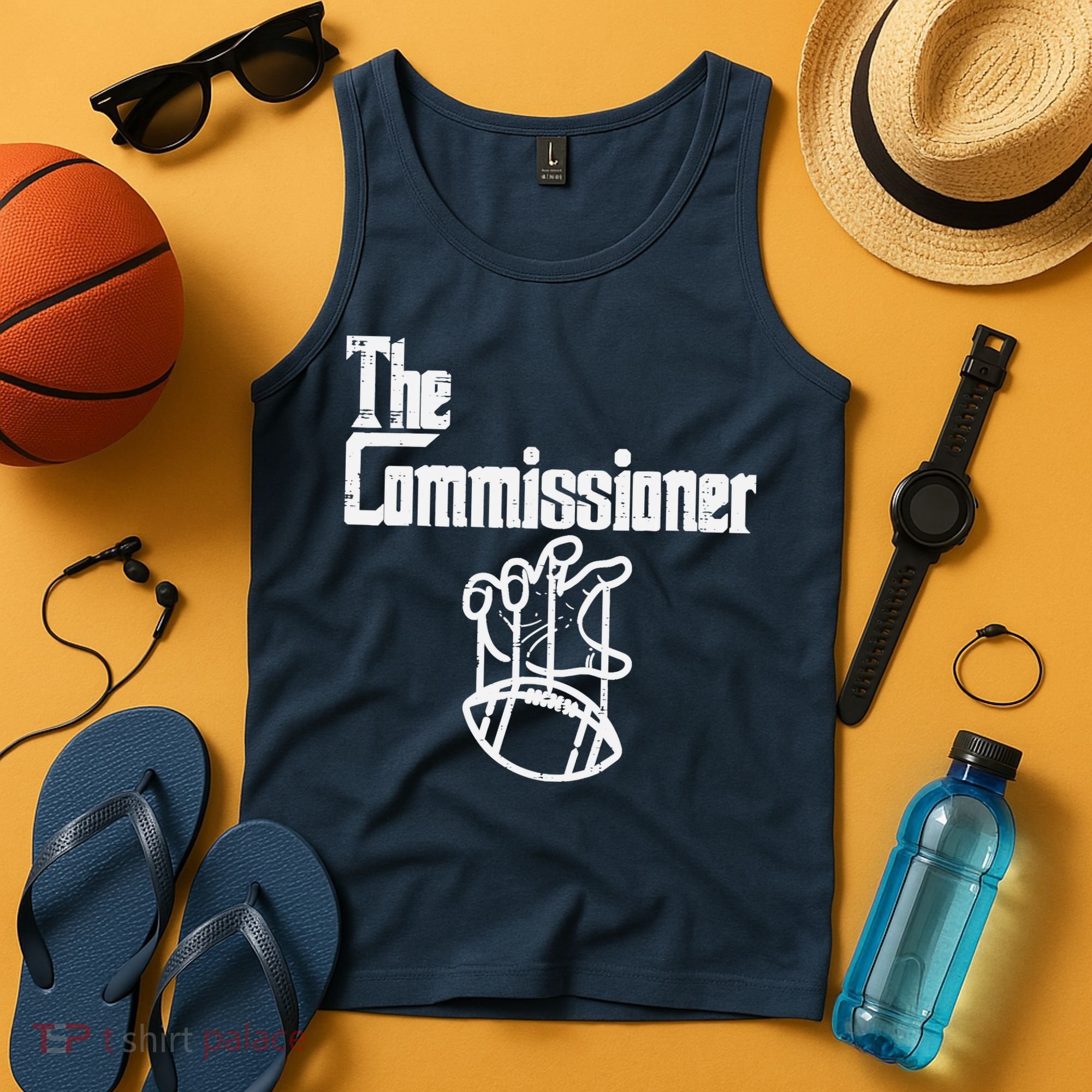 The Commissioner Fantasy Football Commish FFL Tank Top
