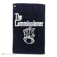 The Commissioner Fantasy Football Commish FFL Golf Towel thumb 0