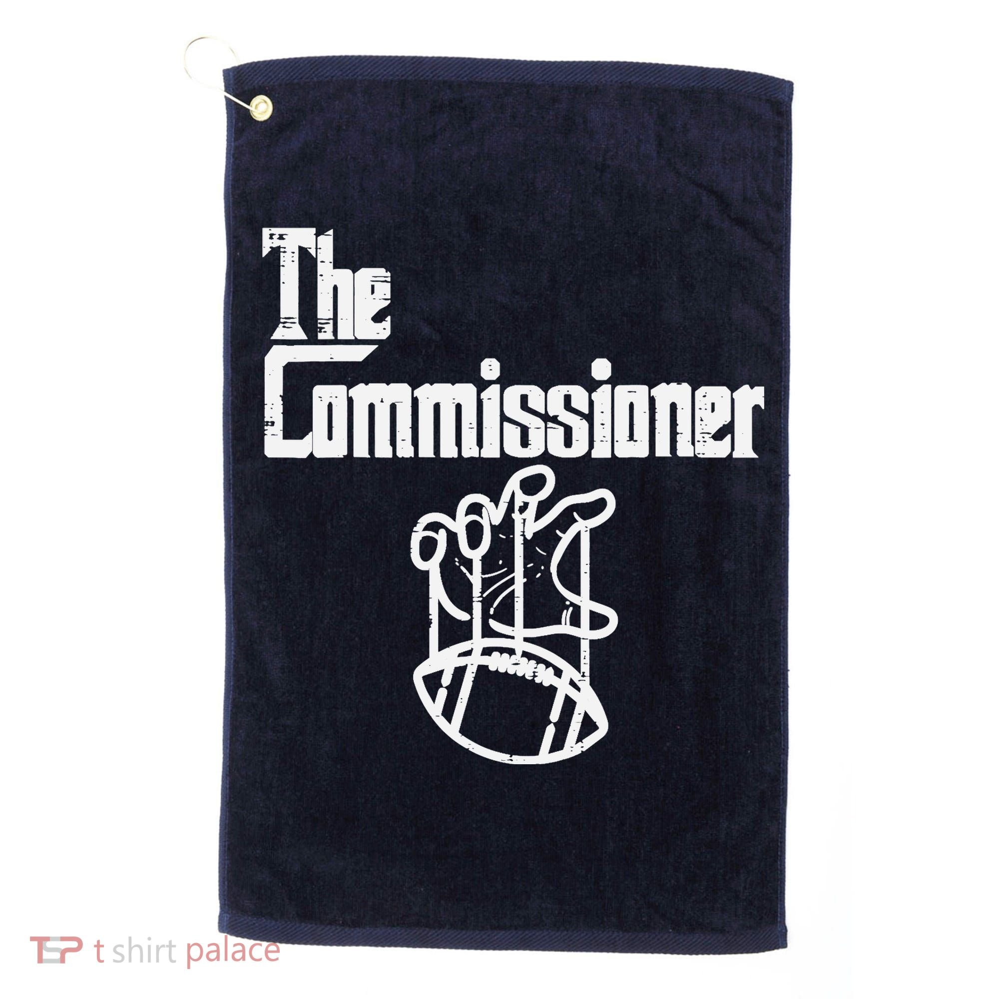 The Commissioner Fantasy Football Commish FFL Golf Towel