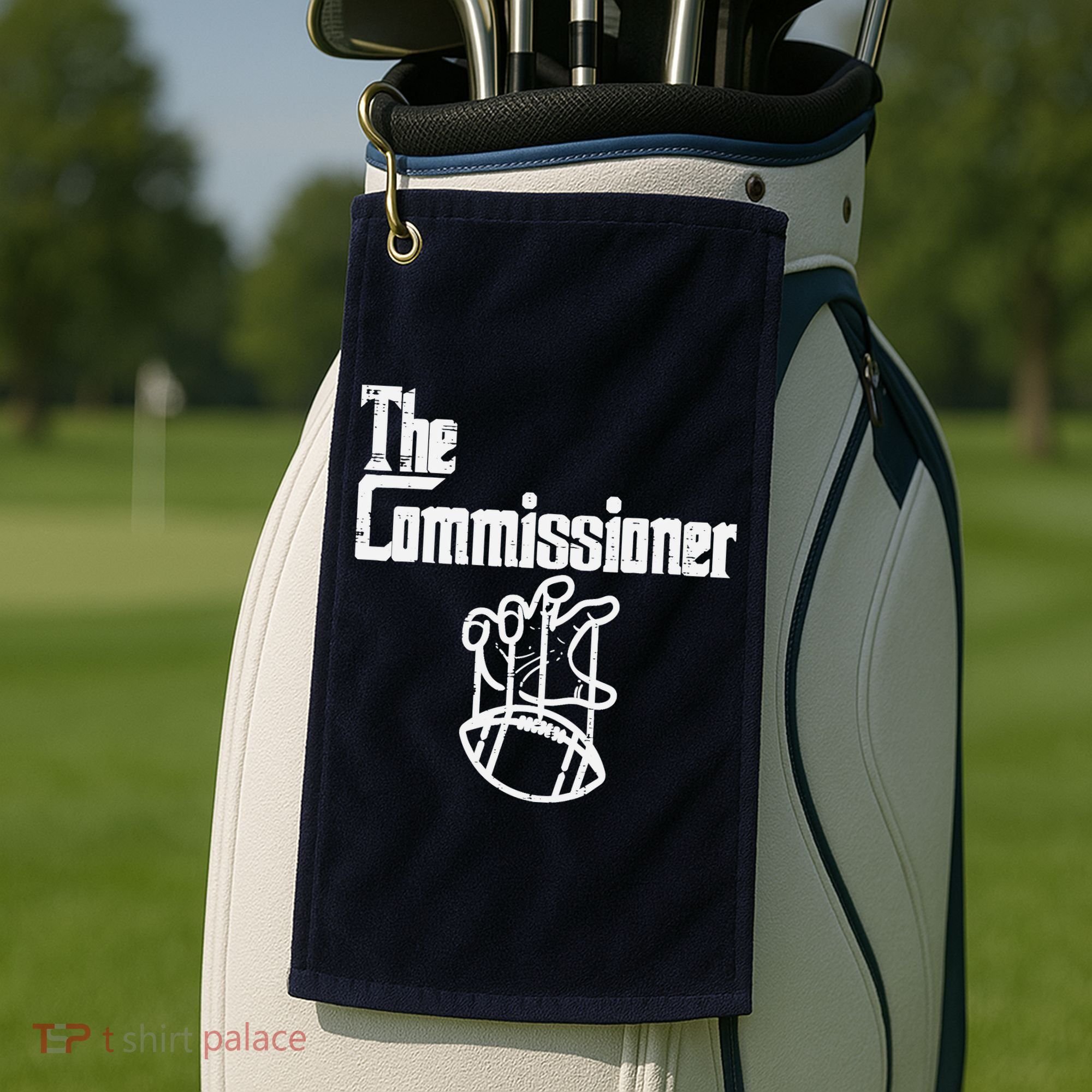 The Commissioner Fantasy Football Commish FFL Golf Towel